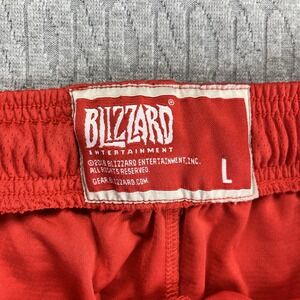 Blizzard‎ entertainment Overwatch Men's (L) athletic sports drawstring shorts